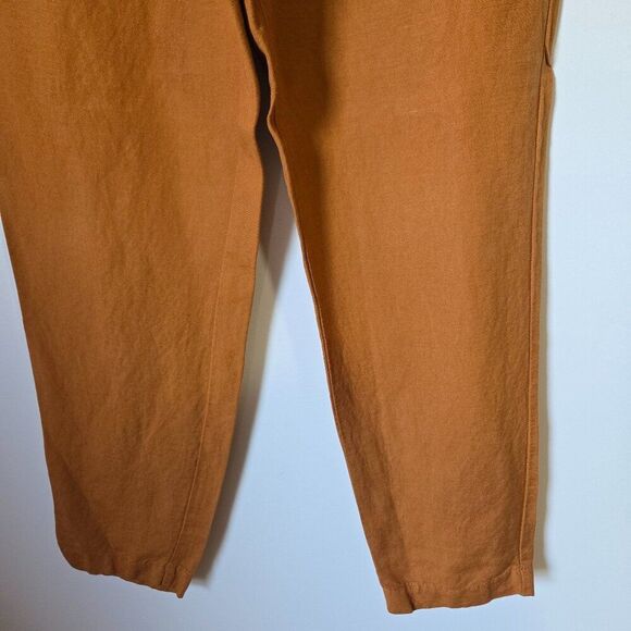 EUC A NEW DAY LINEN BLEND TAN SOFT PANTS SIZE M - Picture 3 of 16